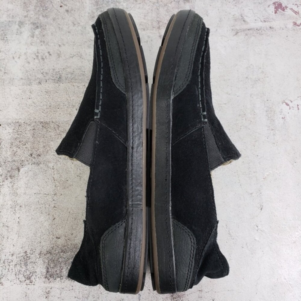 OluKai Puhalu Black Suede Leather Slip On Casual Shoes Men's size 9M EU 42 - Picture 8 of 12
